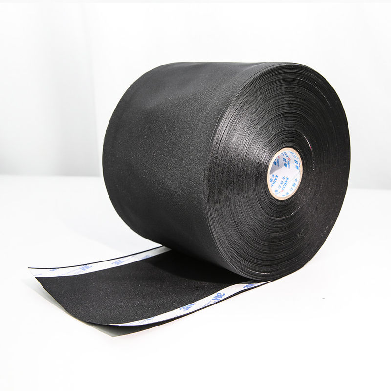 De Uitrusting van de de Kokerdraad van de doekstof het Verpakken Band Zwarte Kleur 130mm Breedte