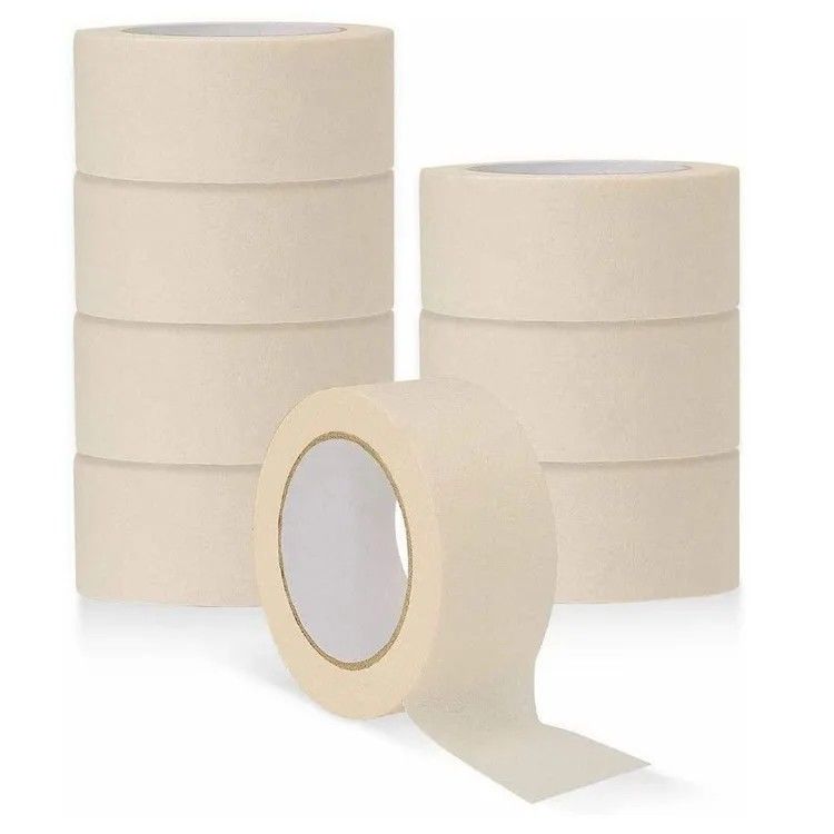 Witte Kleur Geen Residu Afplakband 50 Yards Lengte 1 Duimbreedte