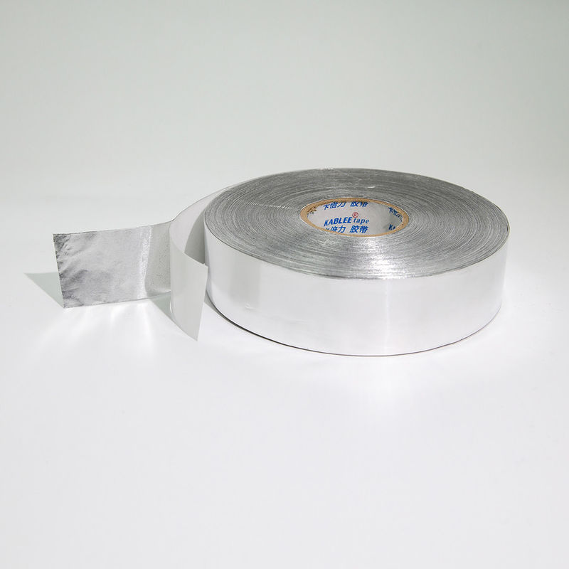 Acryl Hittebestendige Zelfklevende Band 25M van de Aluminiumfolie Length Silver Color
